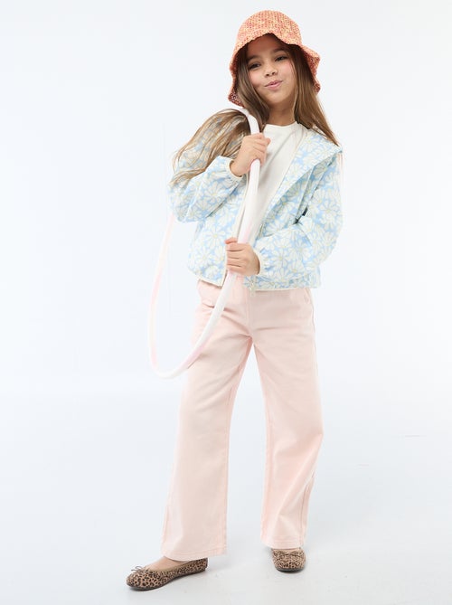 Windjas met capuchon en motief - Kiabi