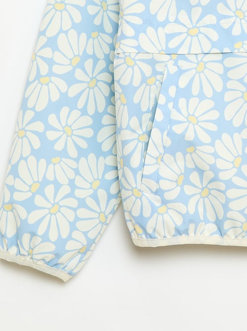 Windjas met capuchon en motief - Kiabi