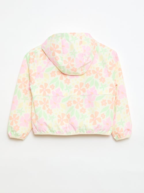 Windjas met capuchon en motief - Kiabi