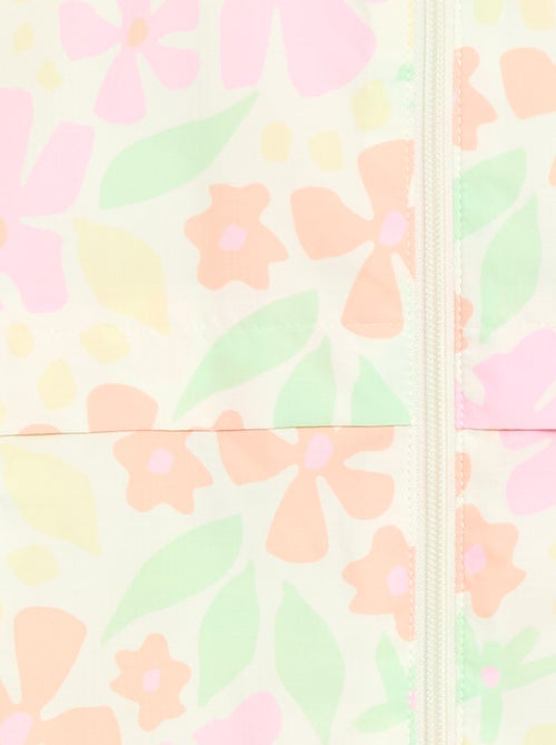 Windjas met capuchon en motief - Kiabi