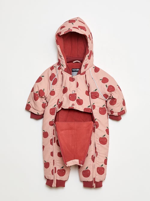 Winterpakje met fleecevoering en print - Kiabi