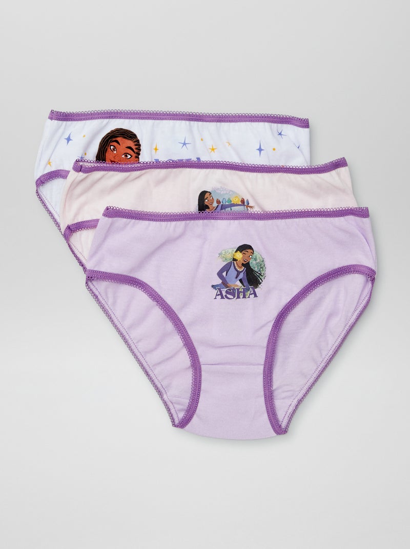 'Wish'-onderbroekjes - 3-pack ROSE - Kiabi