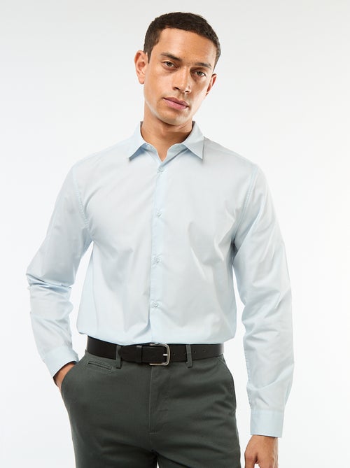 Wit, recht overhemd - Kiabi