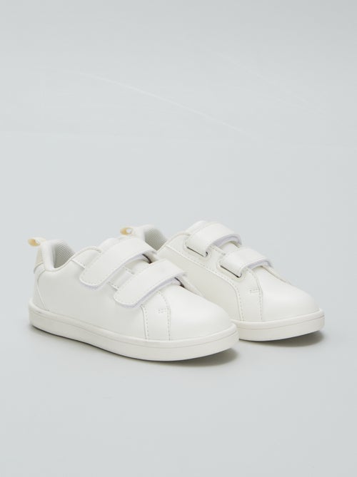 Witte lage sneakers - Kiabi