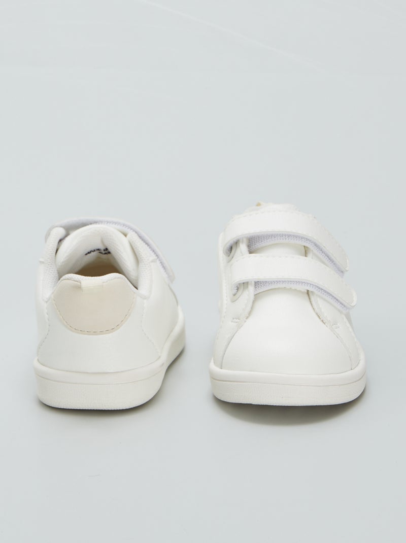 Witte lage sneakers wit - Kiabi