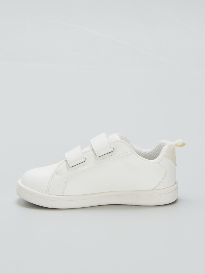 Witte lage sneakers wit - Kiabi