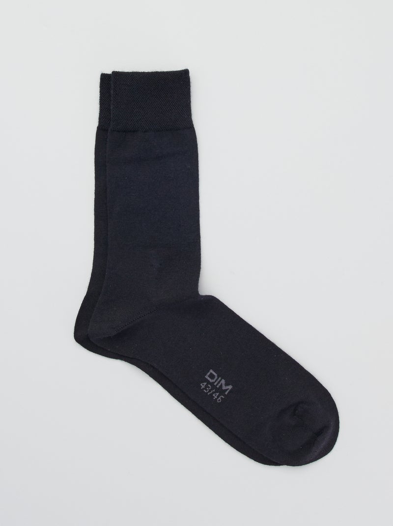 Wollen sokken van 'DIM' ZWART - Kiabi