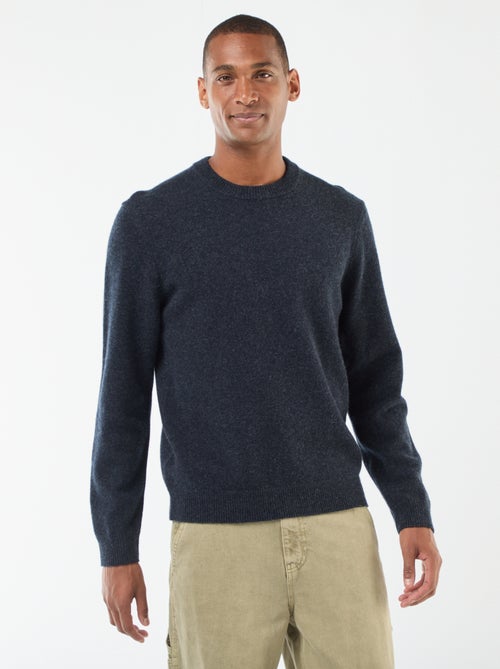 Wollen trui met ronde hals - Kiabi