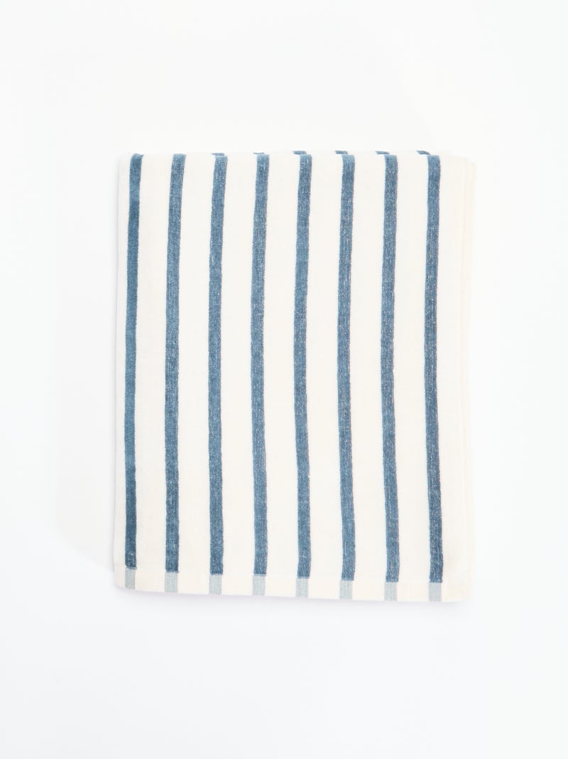 XL badhanddoek - 90 x 150 cm Blauw - Kiabi