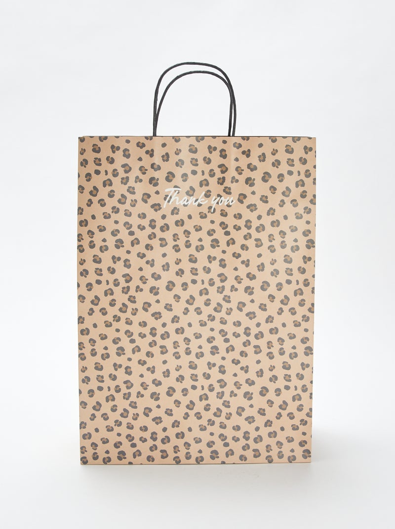XL-cadeautasje Biege - Kiabi