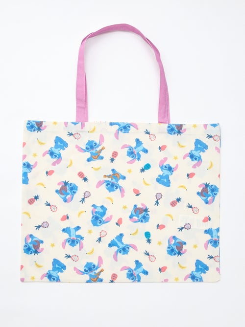XL tote bag van stof met 'Simba'-print - Kiabi
