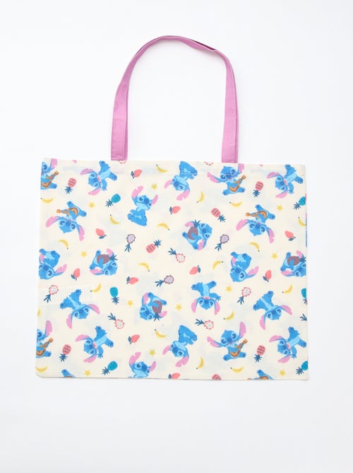 XL tote bag van stof met 'Simba'-print - Kiabi