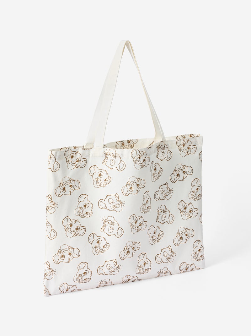 XL totebag 'De Leeuwenkoning' 'Disney' Biege - Kiabi