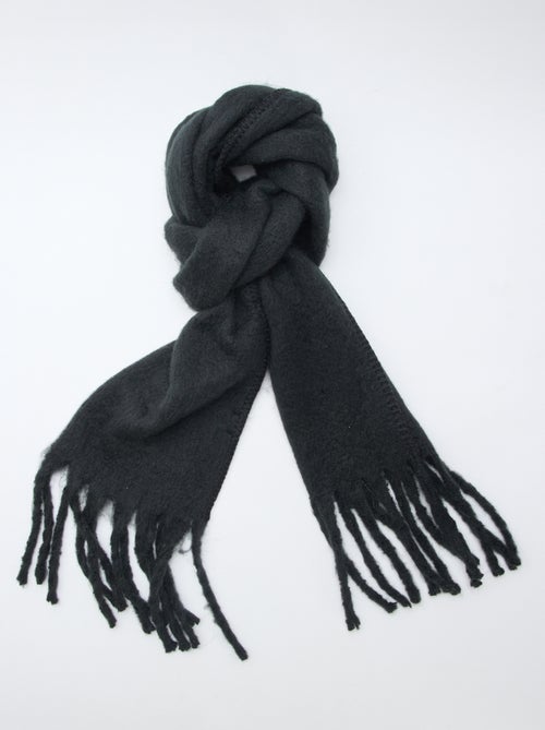 Zachte dikke sjaal met franjes - Kiabi