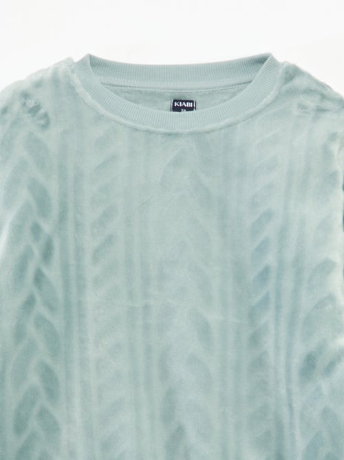 Zachte, effen, tweedelige pyjama - Kiabi