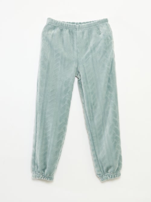 Zachte, effen, tweedelige pyjama - Kiabi