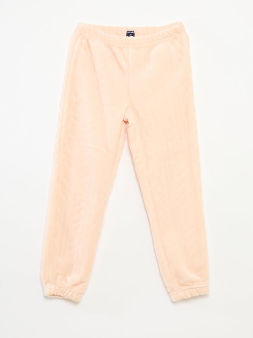 Zachte, effen, tweedelige pyjama - Kiabi