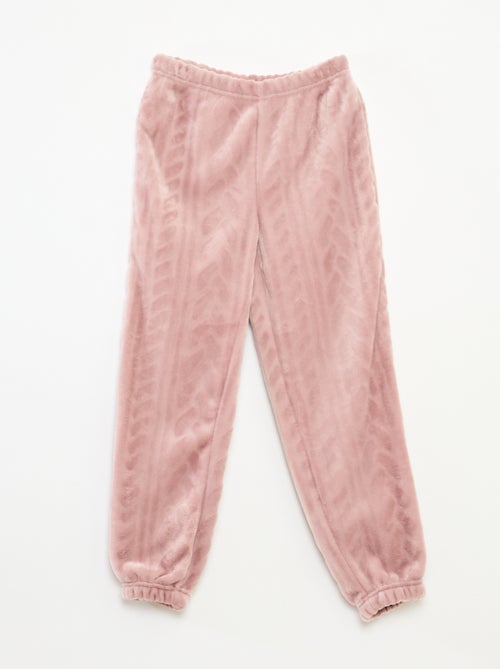 Zachte, effen, tweedelige pyjama - Kiabi