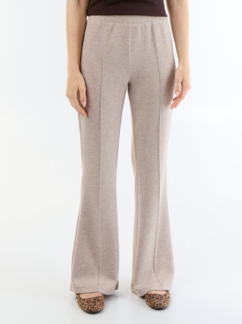 Zachte flare broek - Kiabi