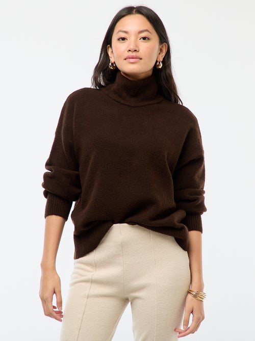 Zachte trui met sieraadsplit op het rugpand - Kiabi