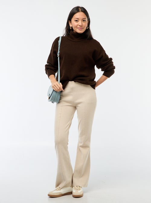 Zachte trui met sieraadsplit op het rugpand - Kiabi