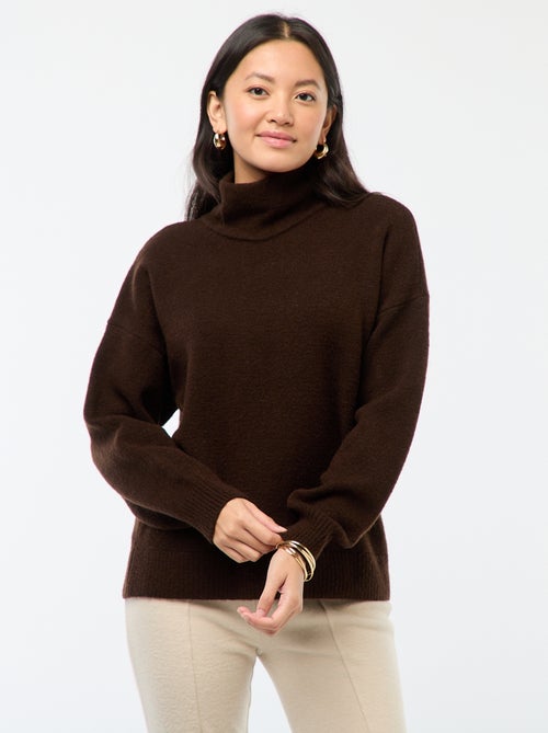 Zachte trui met sieraadsplit op het rugpand - Kiabi