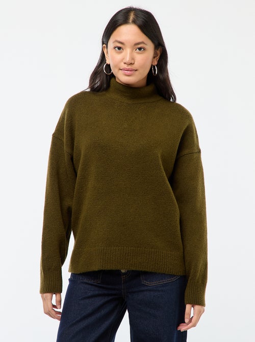 Zachte trui met sieraadsplit op het rugpand - Kiabi