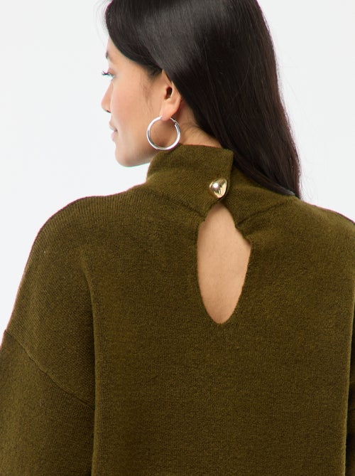 Zachte trui met sieraadsplit op het rugpand - Kiabi