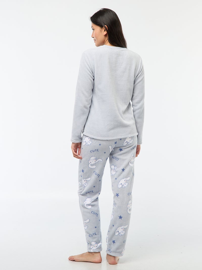 Zachte tweedelige pyjama 'Cinamoroll' Blauw - Kiabi