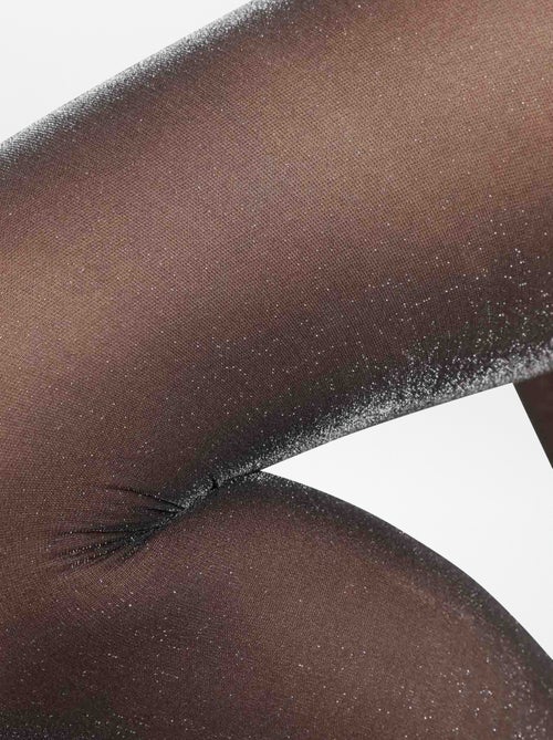 Zilverkleurige panty 'DIM' 26D - Kiabi