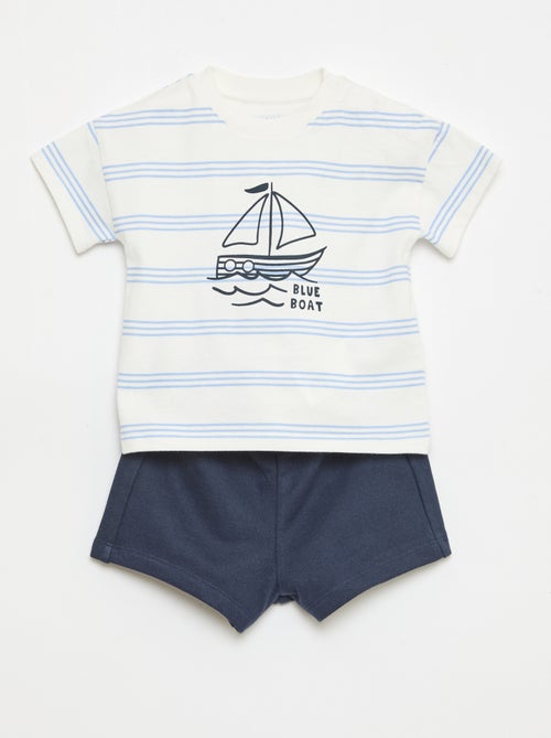 Zomerse pyjamaset van katoen - Kiabi