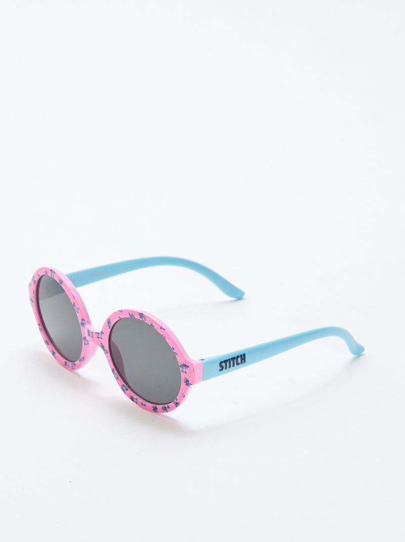 Zonnebril 'Disney' 'Stitch' + etui Rose - Kiabi