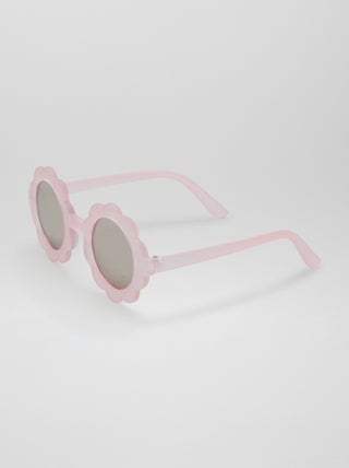 Zonnebril met bloemvormige glazen