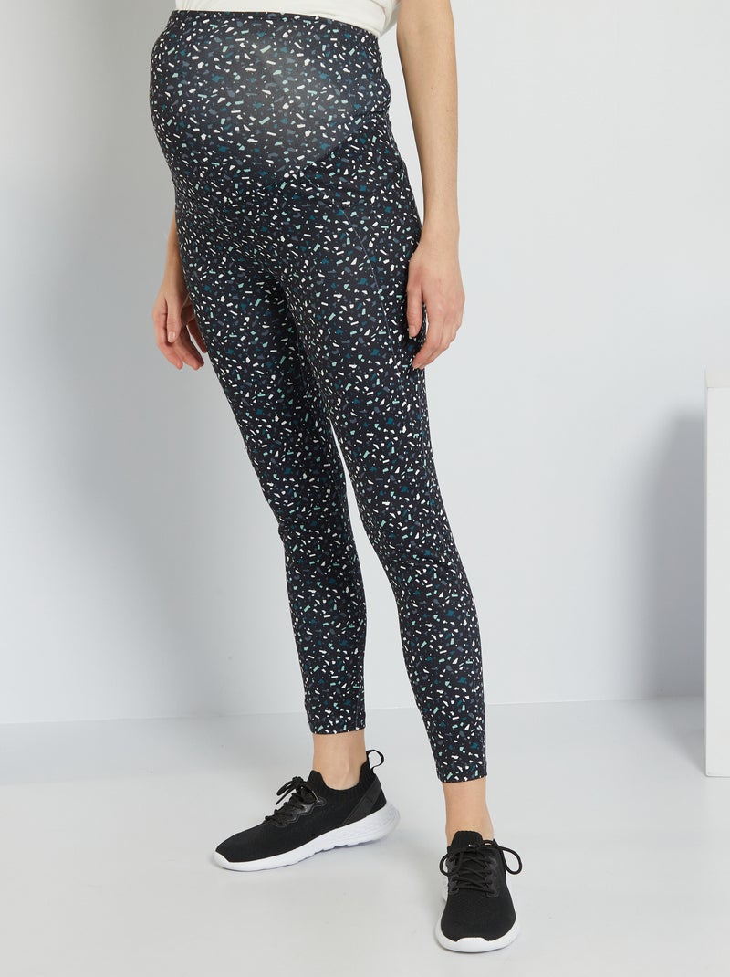 Zwangerschaps-sportlegging BLAUW - Kiabi