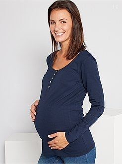 Zwangerschaps-T-shirt 'Ecodesign' - Kiabi