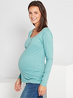 Zwangerschaps-T-shirt 'Ecodesign' - Kiabi