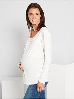 Zwangerschaps-T-shirt 'Ecodesign' - Kiabi