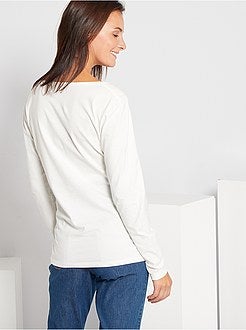 Zwangerschaps-T-shirt 'Ecodesign' - Kiabi