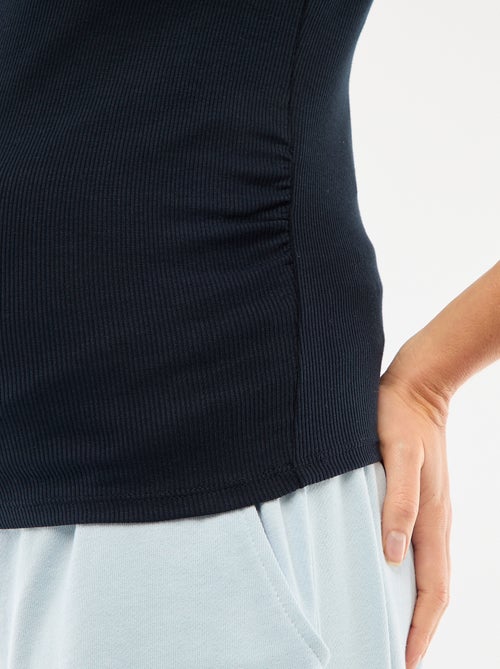 Zwangerschaps-T-shirt van ribstof - Kiabi