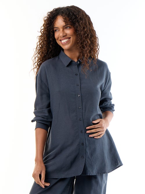Zwangerschapsblouse van linnenmix - Kiabi
