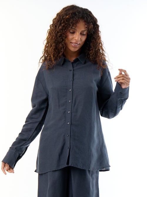 Zwangerschapsblouse van linnenmix - Kiabi