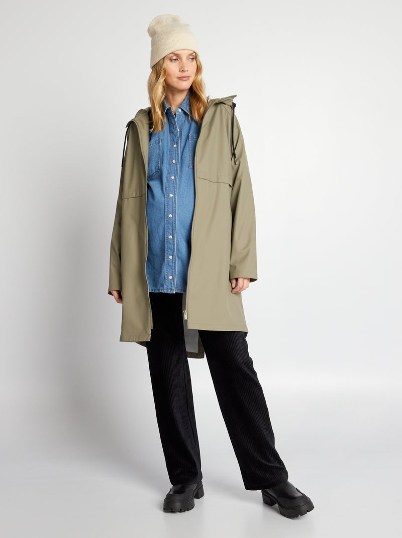 Zwangerschapsblouse van spijkerstof BLAUW - Kiabi