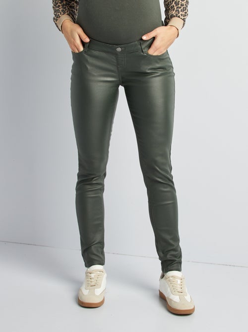 Zwangerschapsbroek met elastische band - Kiabi