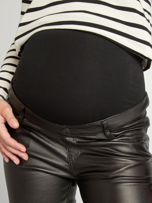 Zwangerschapsbroek met elastische band - Kiabi