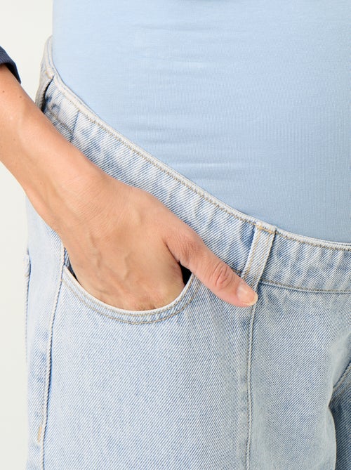 Zwangerschapsdenim broek met barrel fit - Kiabi Zwangerschapsdenim broek met barrel fit - Kiabi
