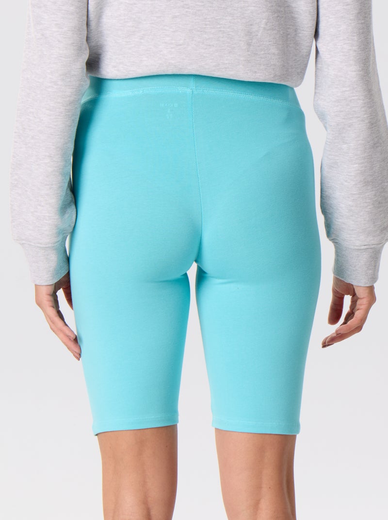 Zwangerschapsfietsshort Blauw - Kiabi