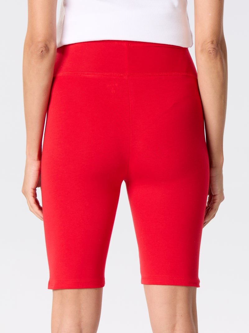 Zwangerschapsfietsshort Rood - Kiabi