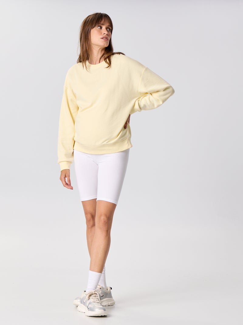 Zwangerschapsfietsshort Wit - Kiabi
