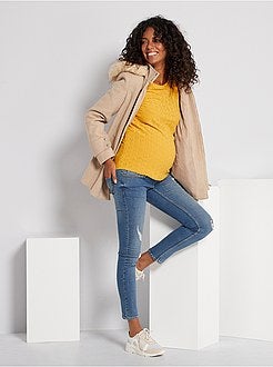 Zwangerschapsjas met woleffect - Kiabi