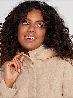 Zwangerschapsjas met woleffect - Kiabi